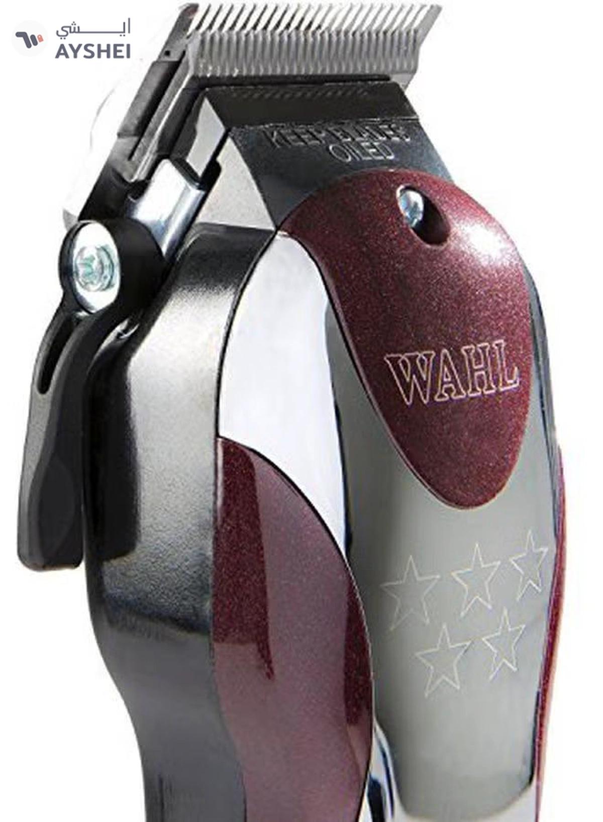 WAHL 5-Star Magic Clip Trimmer Kit Red/White/Silver 20.3x7x7.6cm-1-portrait