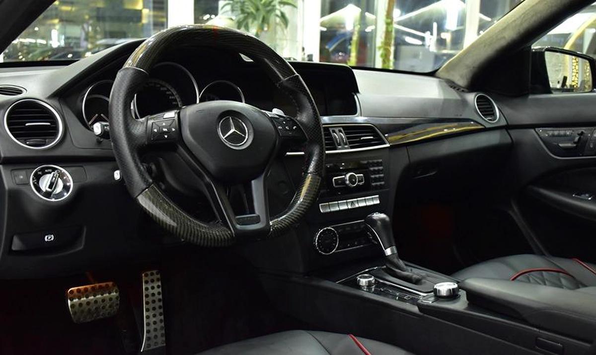 Mercedes Benz C63 AMG ( 2013 Model ) in Black Color GCC Specs-18-18