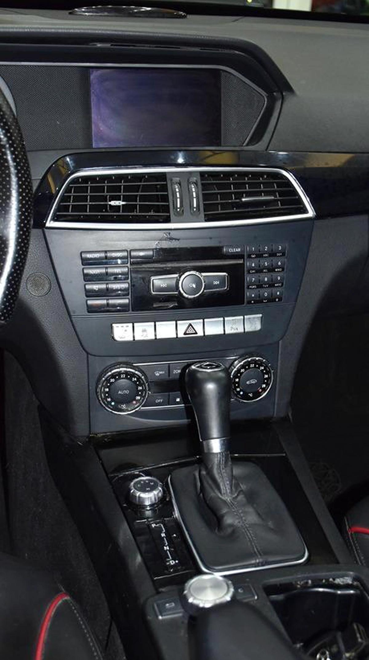 Mercedes Benz C63 AMG ( 2013 Model ) in Black Color GCC Specs-3-3
