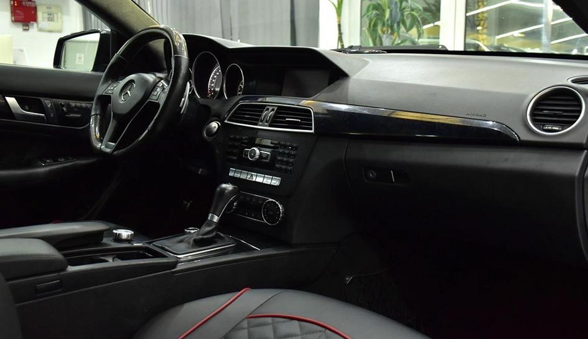 Mercedes Benz C63 AMG ( 2013 Model ) in Black Color GCC Specs-16-16