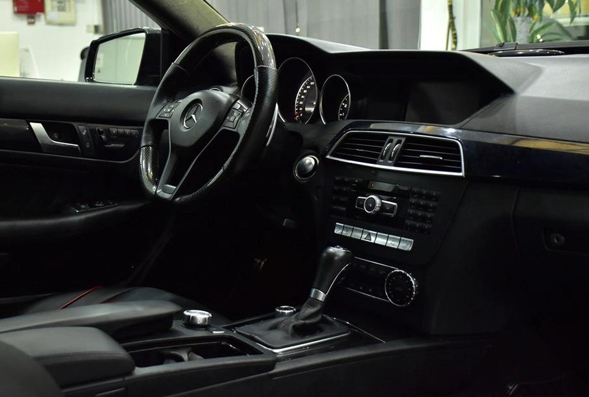 Mercedes Benz C63 AMG ( 2013 Model ) in Black Color GCC Specs-12-12