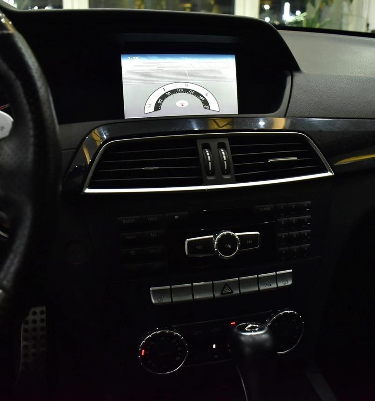 Mercedes Benz C63 AMG ( 2013 Model ) in Black Color GCC Specs-9-9