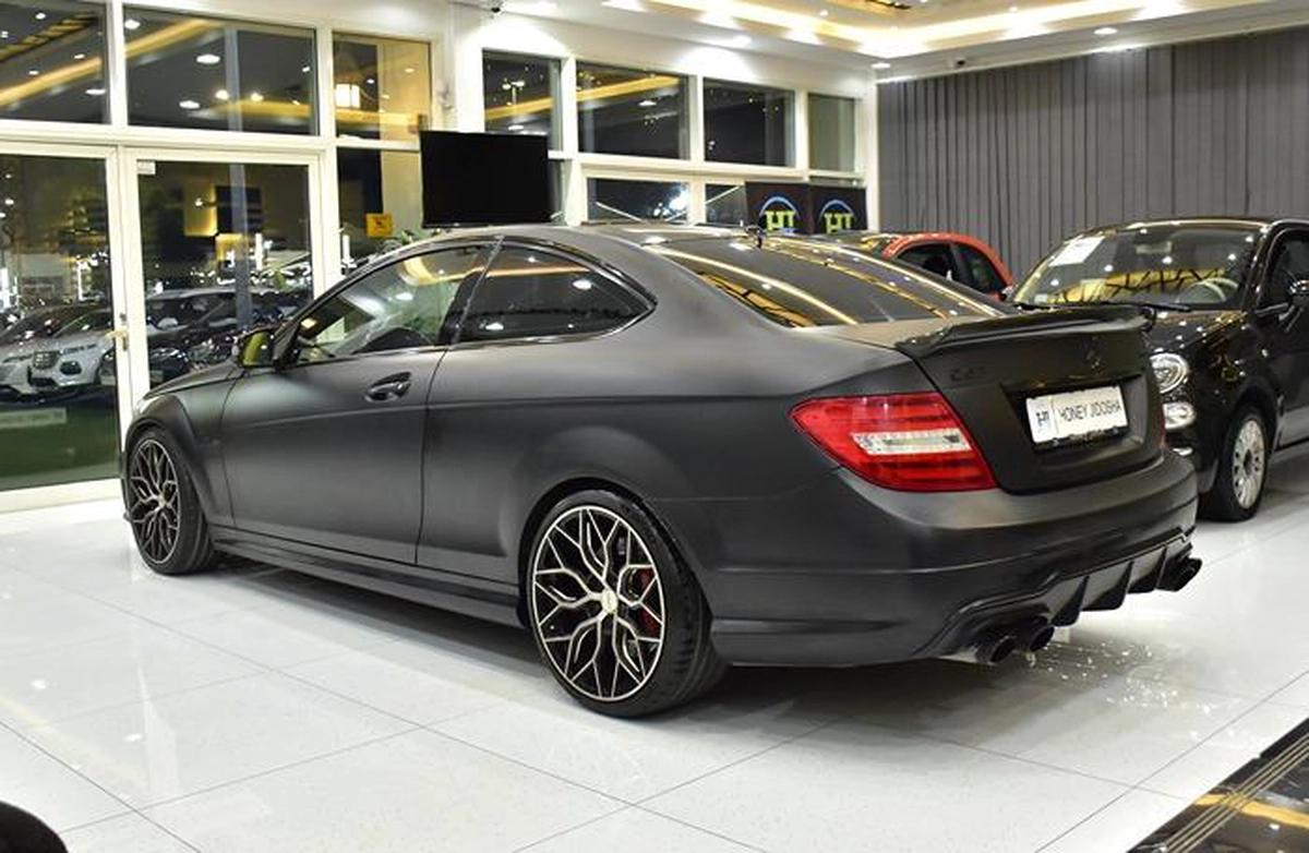 Mercedes Benz C63 AMG ( 2013 Model ) in Black Color GCC Specs-15-15