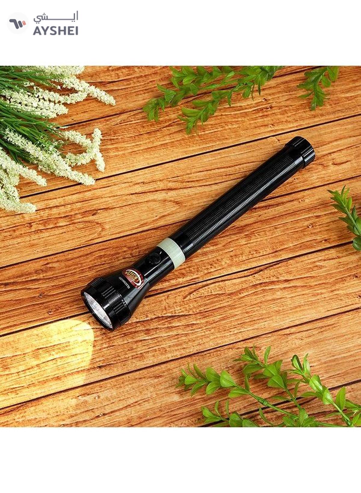 Olsenmark 3 In1 Rechargeable LED Flashlight Torch Black/White 158grams-3-3