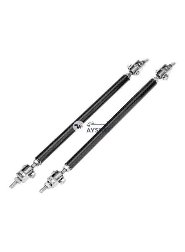 Generic 2 Piece Adjustable Front Bumper Lip Splitter Strut Tie Bar