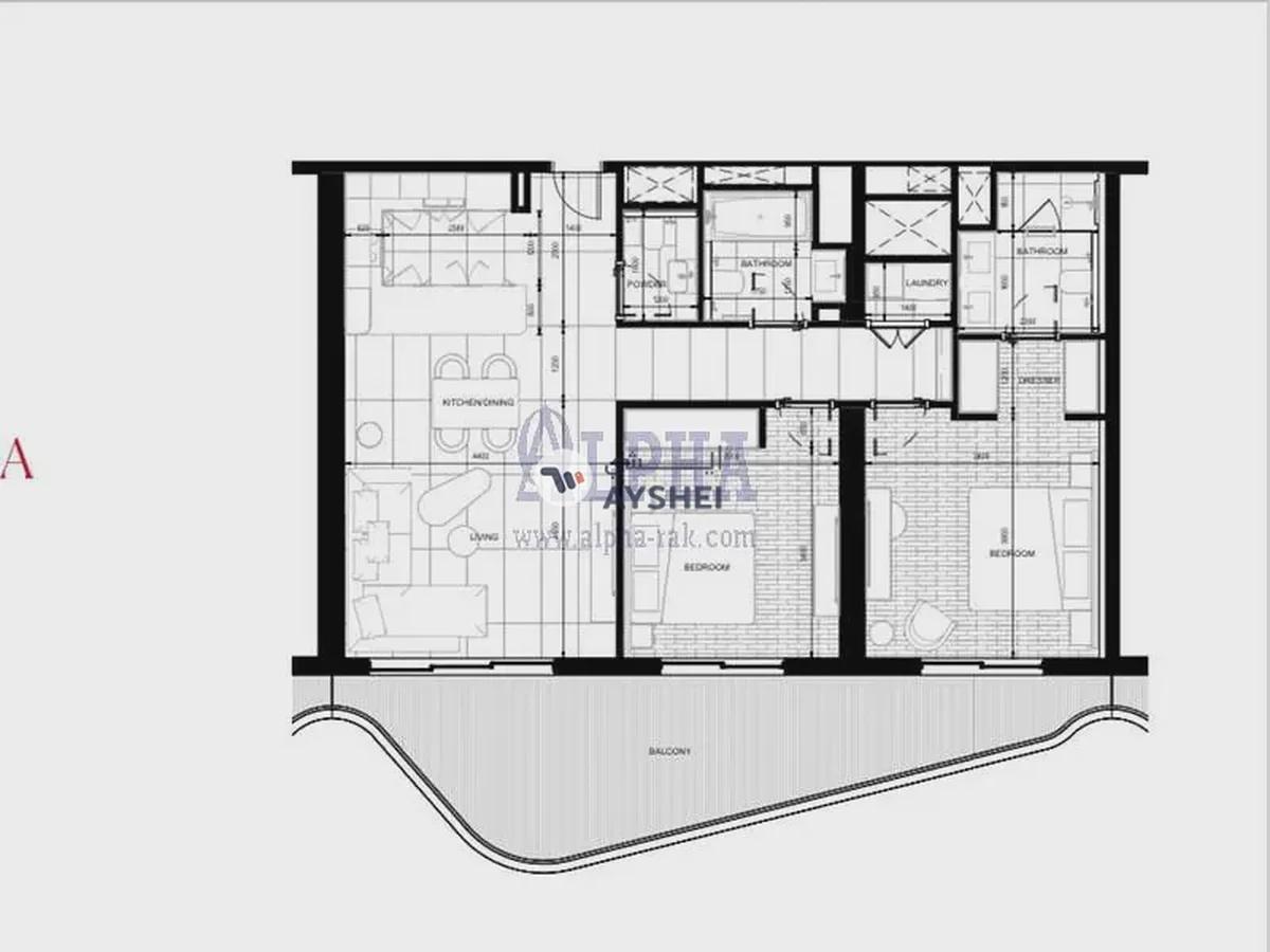 APARTMENT FOR SALE IN ROSSO BAY RESIDENCE, AL MARJAN ISLAND-6-6