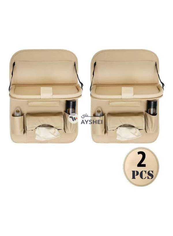 Generic 2-Piece Car Seat Back Organizer Set