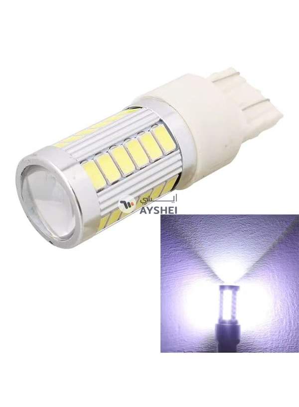 Generic 2-Piece T20/7443 16.5W 990LM 6500K 5630 SMD Dual Wire 33 LED Car Brake / Steering Light Bulb