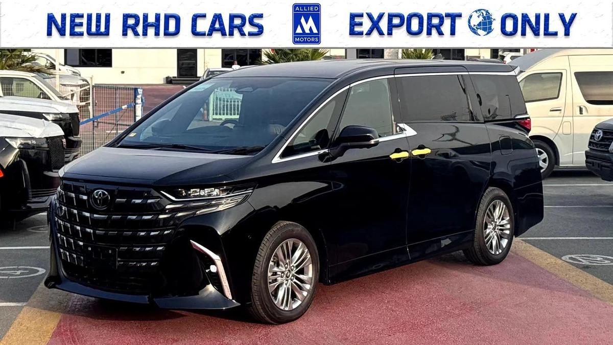 2024 (RIGHT HAND DRIVE) ALPHARD Z 2.5L 7-SEATS PETROL BRAND NEW 0Km FOR EXPORT ONLY-0-0