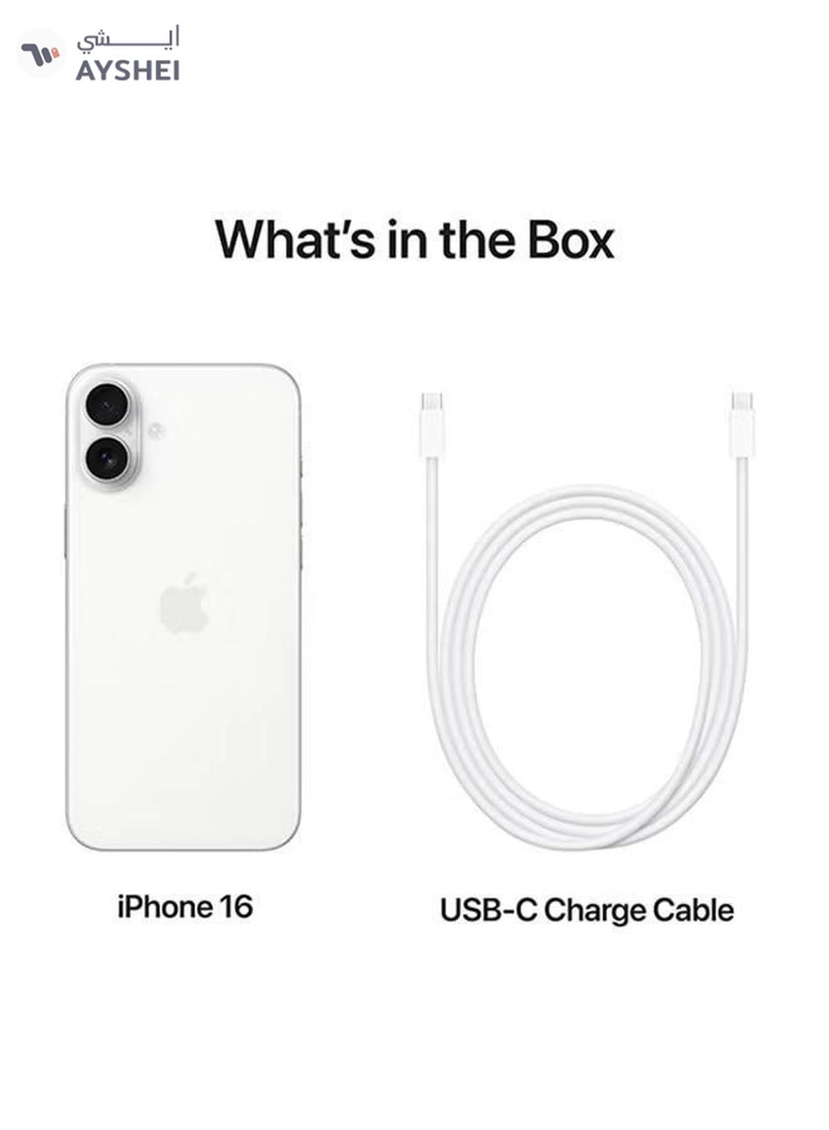 Apple iPhone 16 128GB White 5G With FaceTime - International Version-4-4