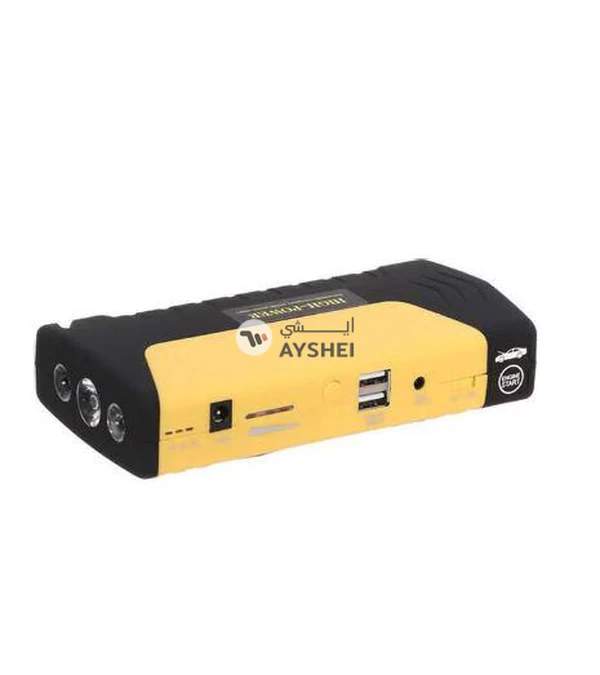 Generic 12V High Power Automobile Emergency Power Supply Jump Starter For Cars With Led Lighting Charging, 3-Bright Emergency Lights