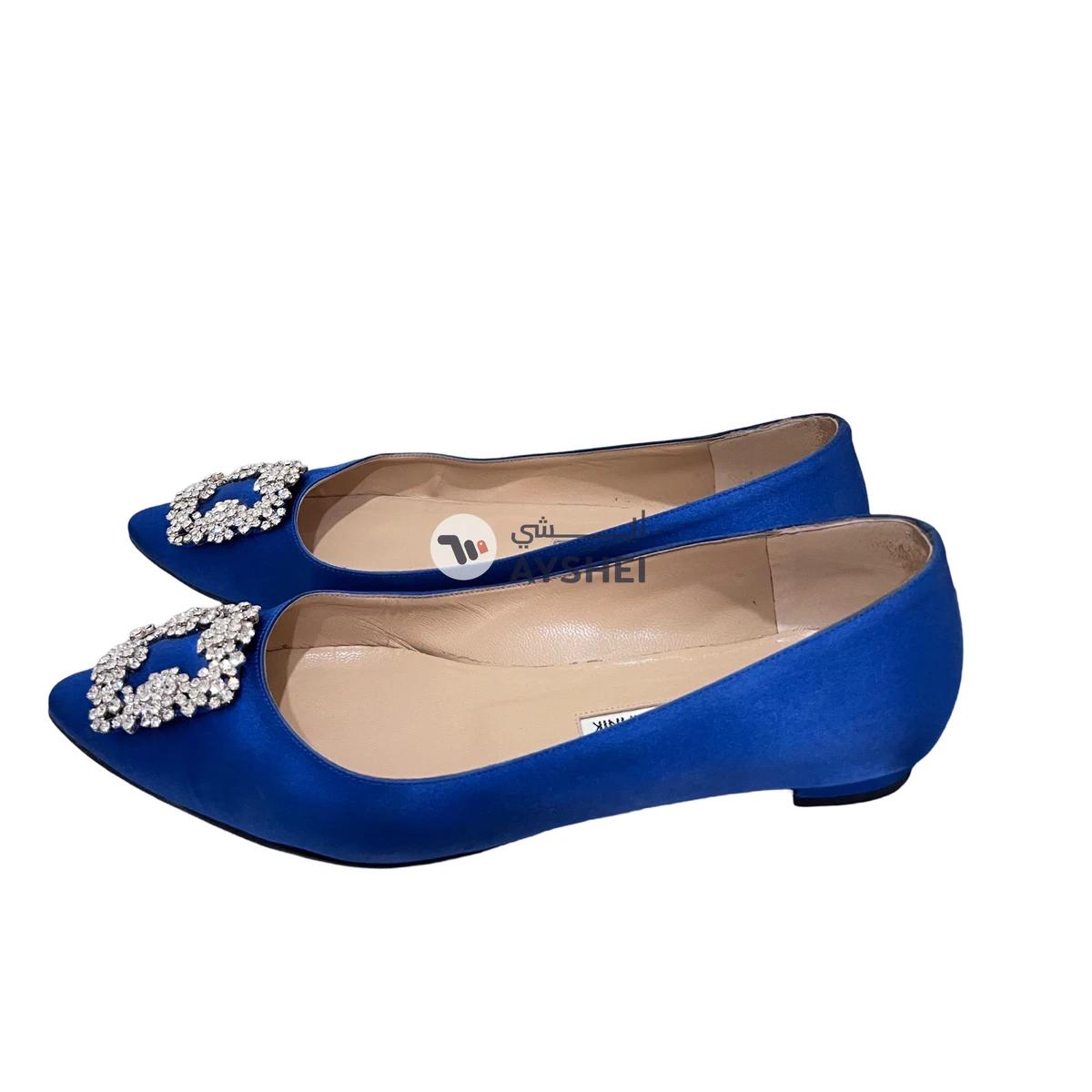 Manolo Blahnik Blue Shoes-0-0