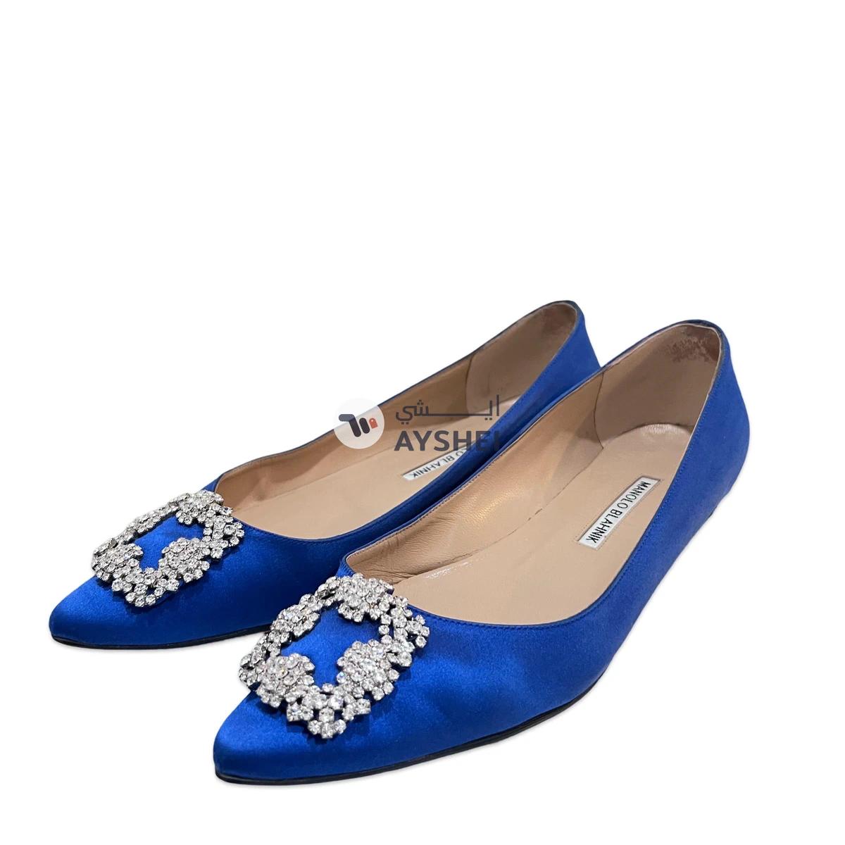 Manolo Blahnik Blue Shoes-2-2