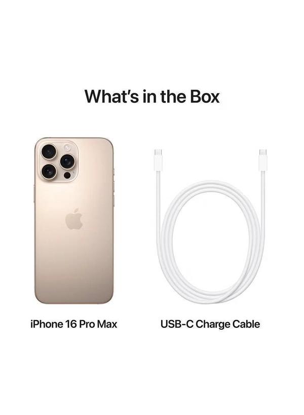 Apple iPhone 16 Pro Max 256GB Desert Titanium 5G With FaceTime - International Version