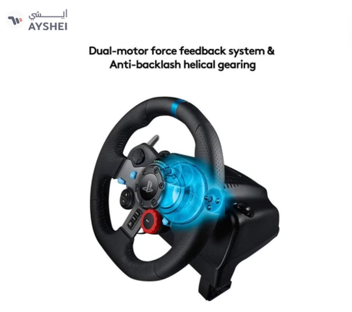 Logitech G29 Driving Force Racing Wheel and Floor Pedalsfor PS5, PS4,PS3 And PC - Black-5-5