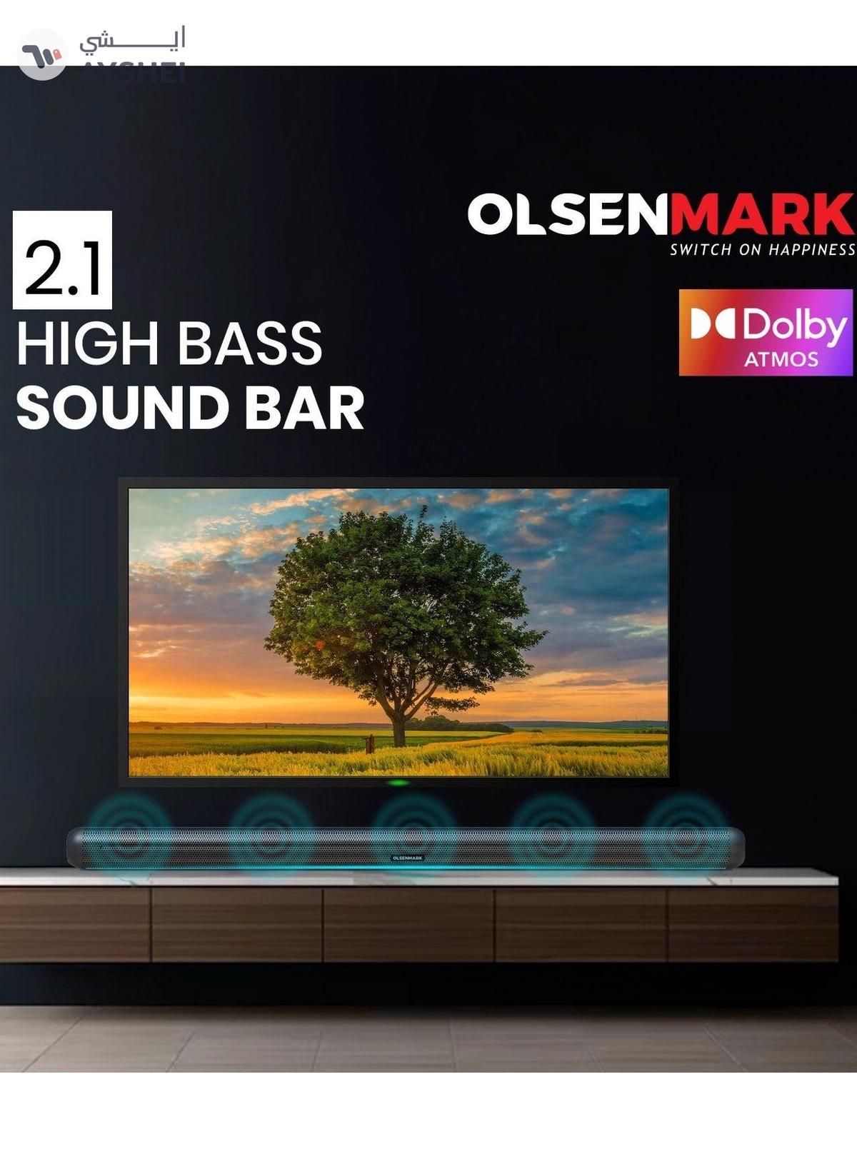 OLSENMARK OMMS1286, 2.1 High Bass Sound Bar, 1400W PMPO Sound Bar, Bluetooth, USB, AUX Connection-4-4
