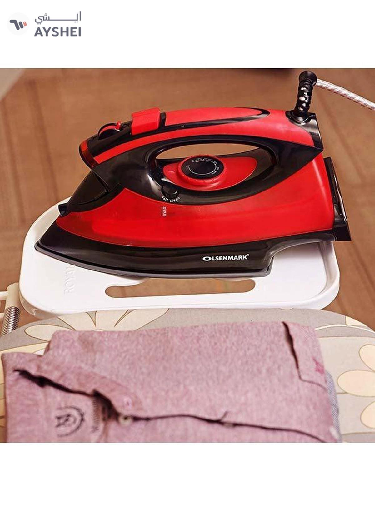 Olsenmark Steam Iron 2400.0 W OMSI1714 Red/Black-0-portrait