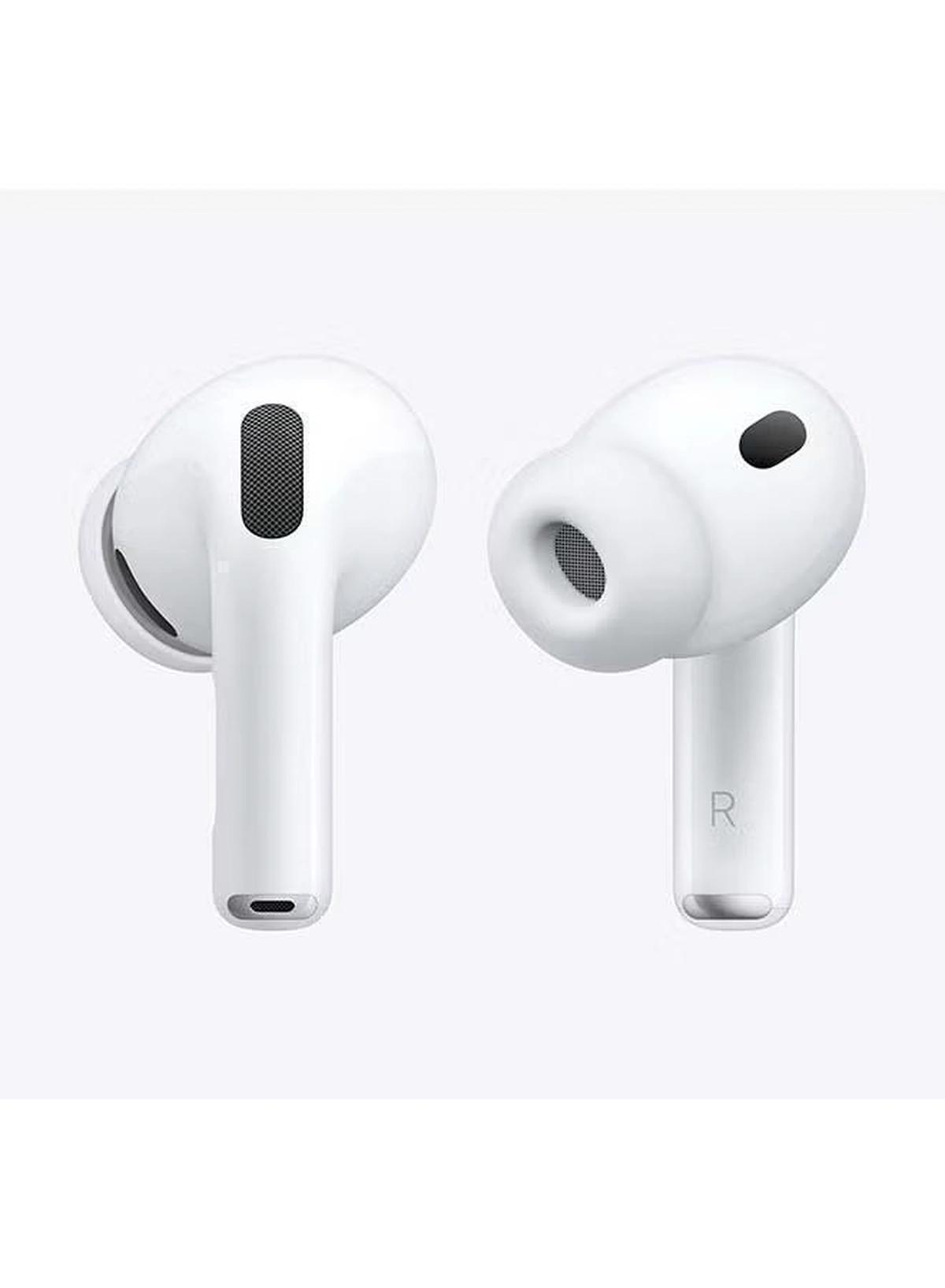 Apple AirPods Pro 3 Wireless Earbuds, Bluetooth Headphones, Active Noise Cancellation, Hearing Test, Hearing Aid,Hearing Protection features, Heart rate sensing during workouts, Live Translation, High-Fidelity Sound, H2 Chip, USB-C Charging - White-2-2