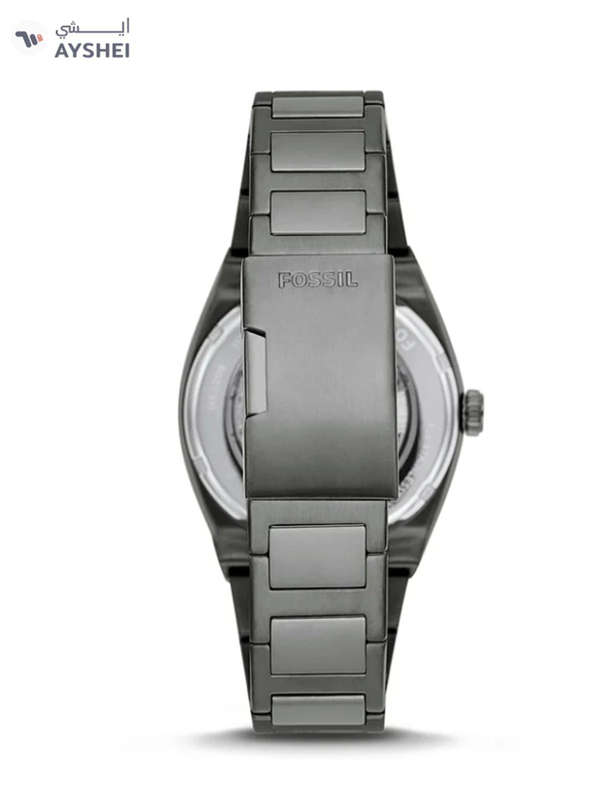 Fossil Men's Everett Round Shape Stainless Steel Automatic Wrist Watch ME3206 - 42 mm - Grey-2-2