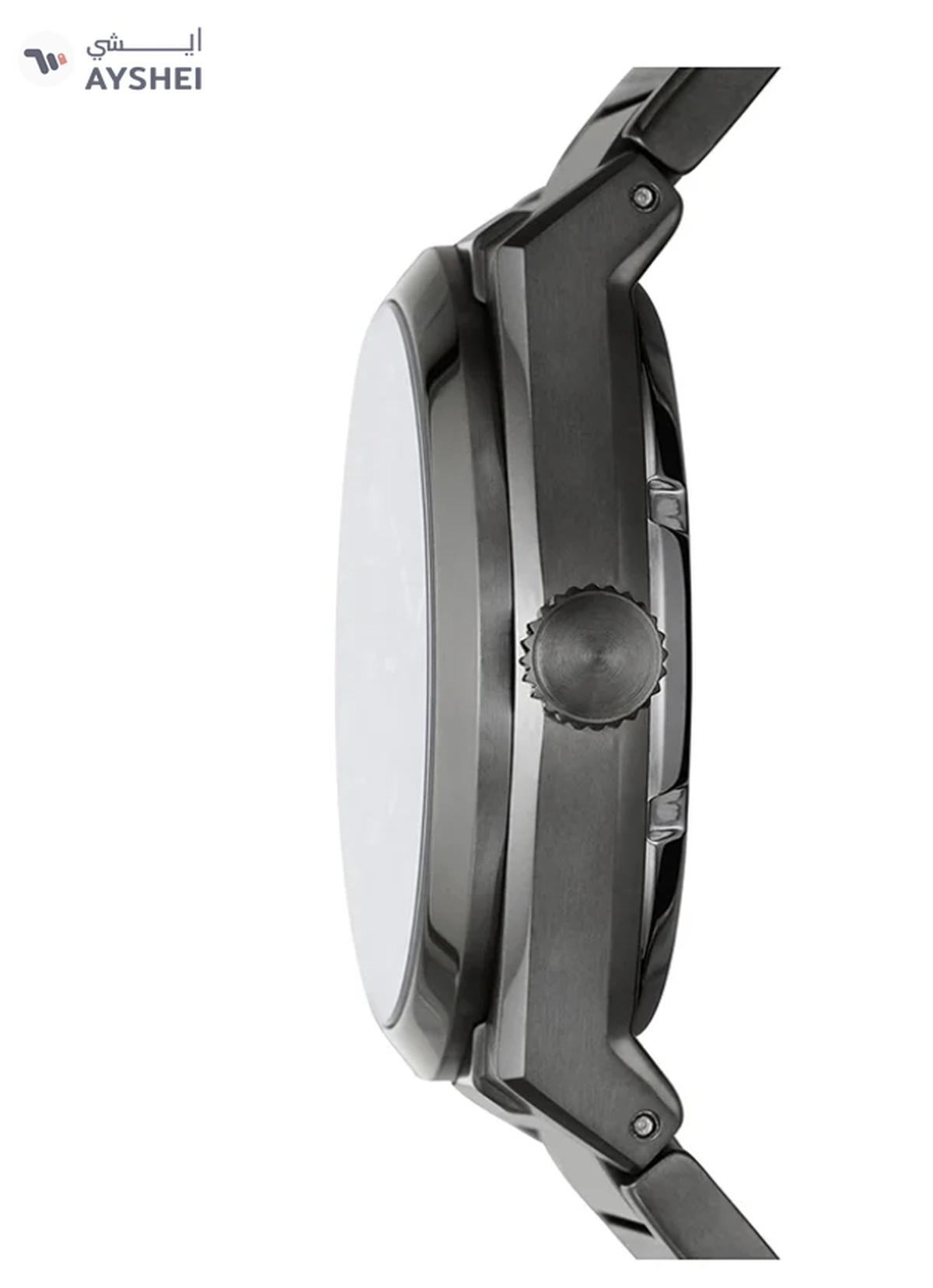 Fossil Men's Everett Round Shape Stainless Steel Automatic Wrist Watch ME3206 - 42 mm - Grey-0-portrait