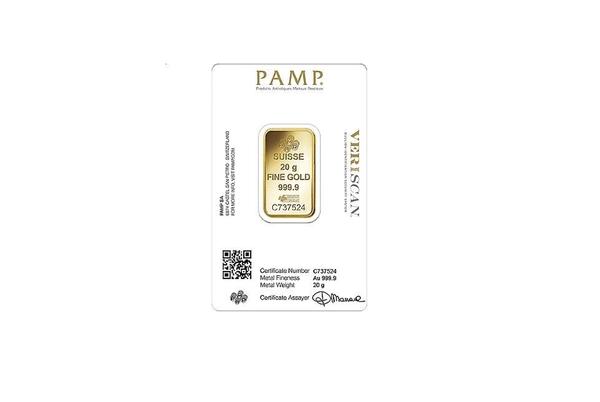 PAMP 20 Gram Gold Bar