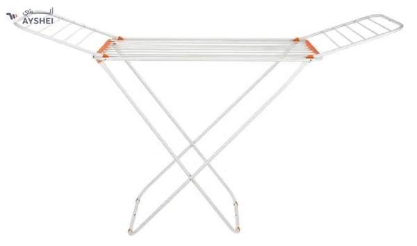 Delcasa Loyd Cloth Dryer- DC3712/ with Side Wings, Powder Coated Iron Construction/ Foldable, Sturdy, Sleek, Compact and Heavy Storage/ 18-meter Drying Space, 18 Kg Capacity