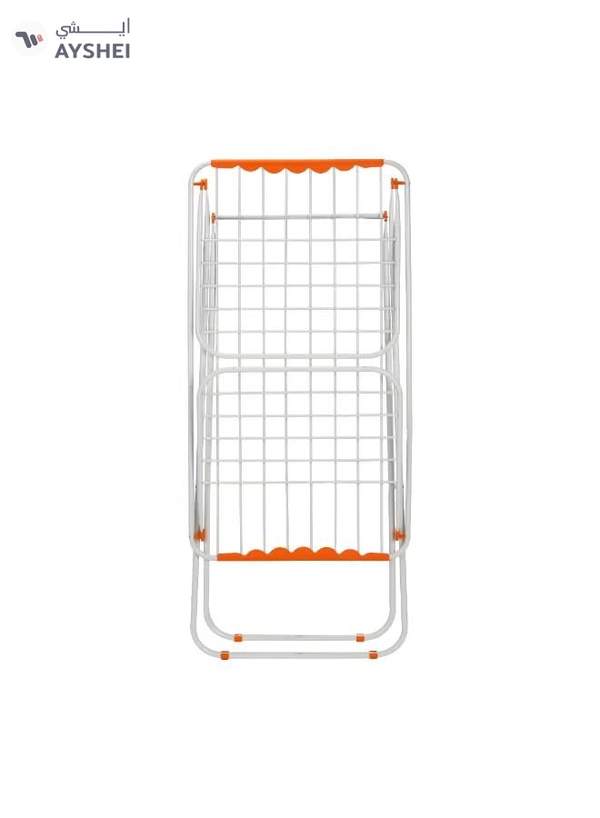 Delcasa Loyd Cloth Dryer- DC3712/ with Side Wings, Powder Coated Iron Construction/ Foldable, Sturdy, Sleek, Compact and Heavy Storage/ 18-meter Drying Space, 18 Kg Capacity