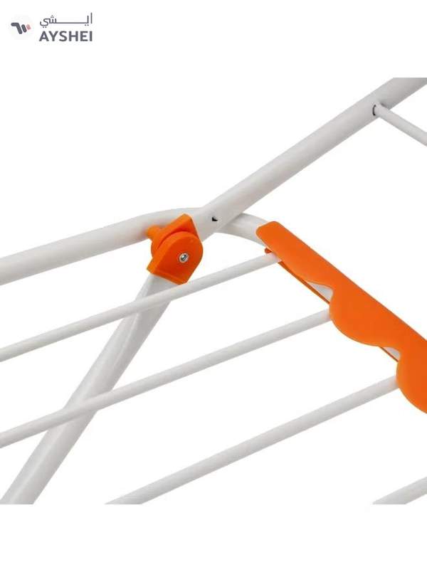 Delcasa Loyd Cloth Dryer- DC3712/ with Side Wings, Powder Coated Iron Construction/ Foldable, Sturdy, Sleek, Compact and Heavy Storage/ 18-meter Drying Space, 18 Kg Capacity