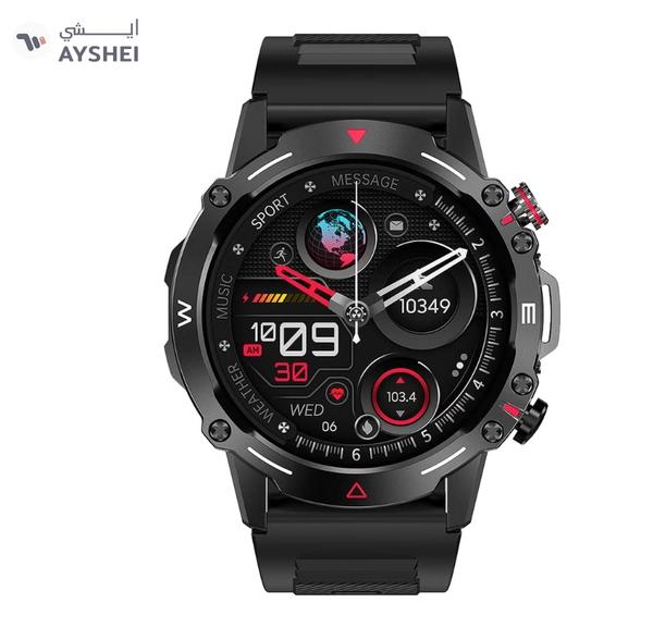 ARMFIT Hulk Smartwatch For Men, AMOLED Always On Display Bluetooth Calling Waterproof Fitness Watches Compatible With Android iOS Black