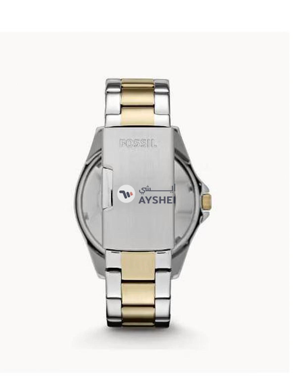 FOSSIL Women's Stainless Steel Analog Wrist Watch ES3204 - 38 mm - Silver/Gold-1-portrait