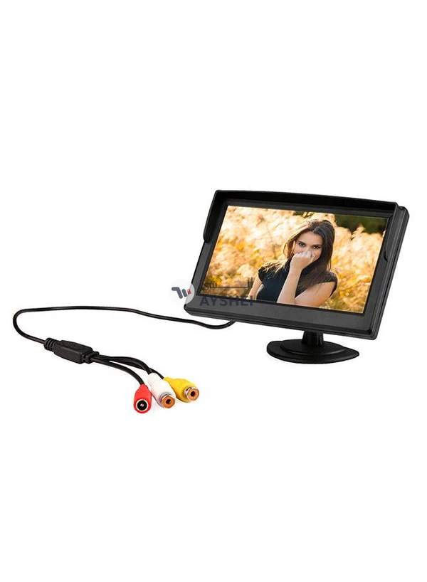 Generic 5" Digital Color TFT LCD Car Reverse Monitor for Rearview Camera DVD VCR