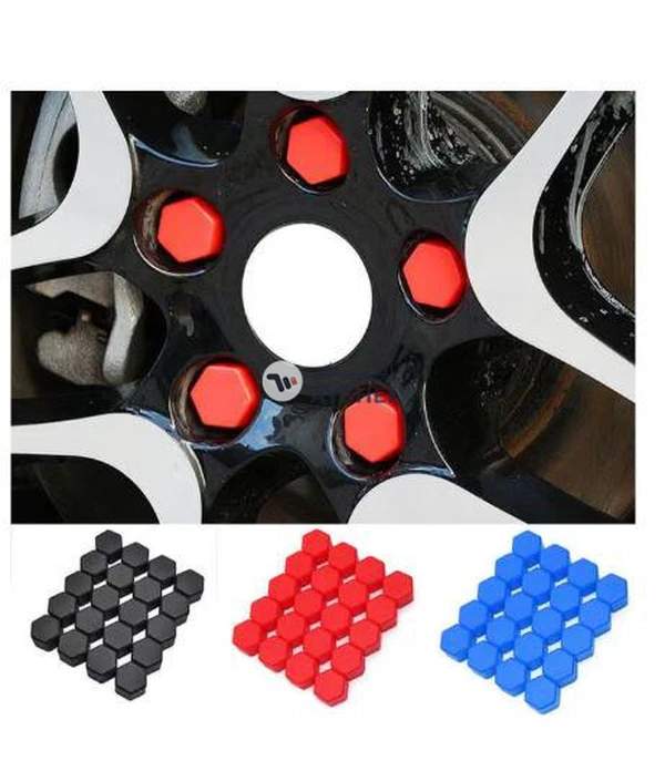 Bluelans 20-Piece Auto Hub Screw Cover Dust Proof Wheel Nut Cap