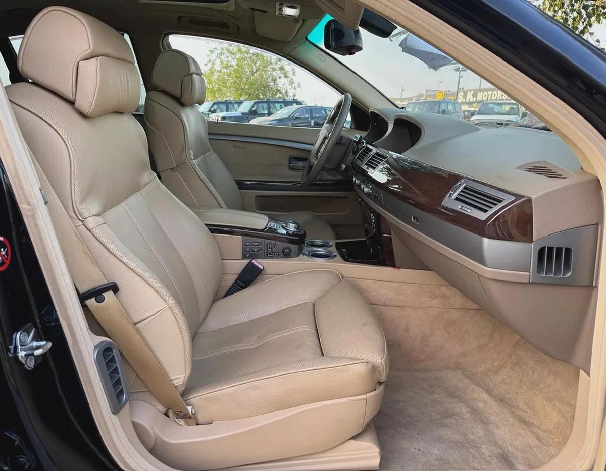 BMW | 7 SERIES | 750i | 2007 | BEIGE INTERIOR | ONLY : 85,885 KM | JAPAN IMPORT | CLEAN TITLE-14-14