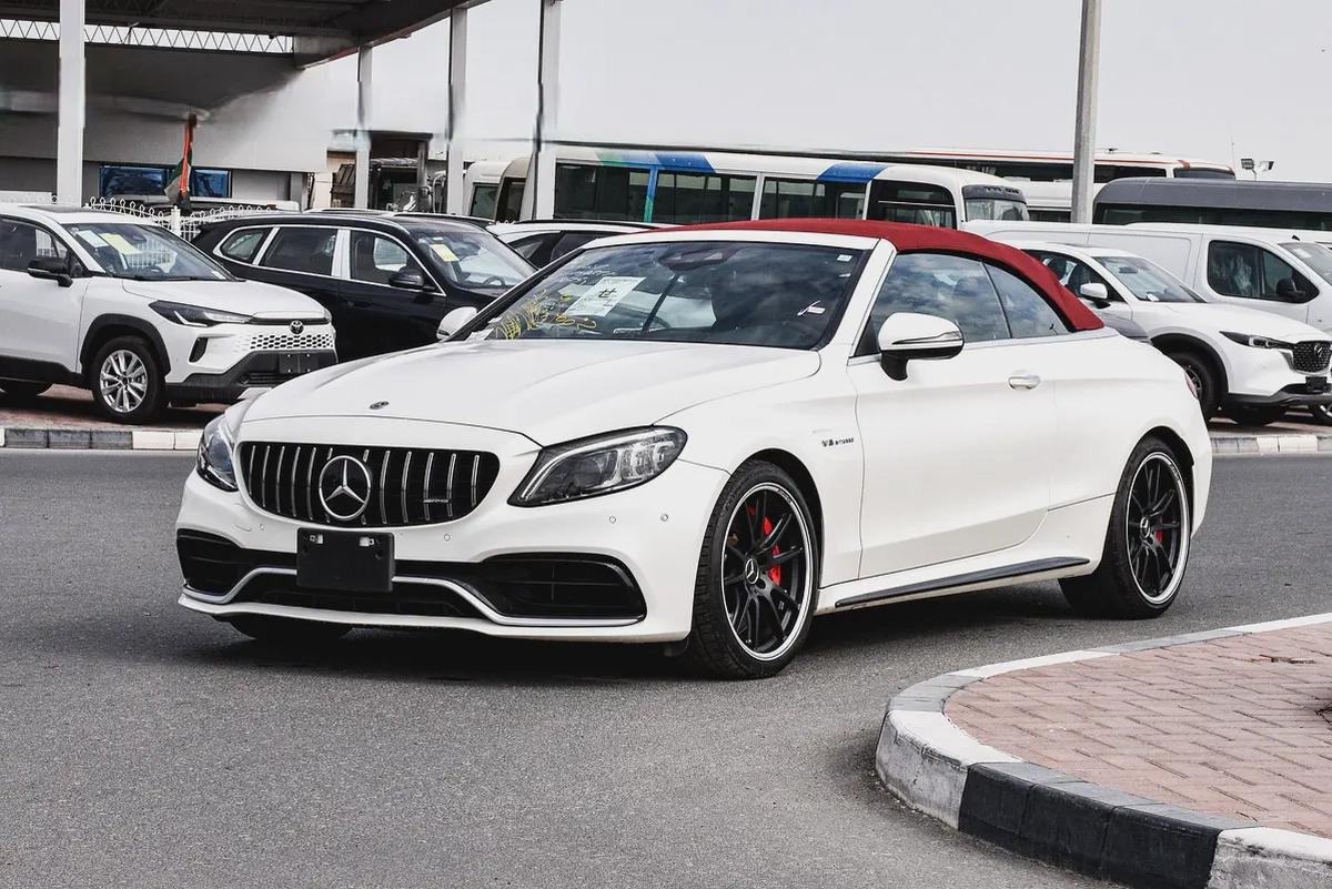 2019 - BENZ C63 S CABRIOLET - SUPER CLEAN - LIKE NEW - ONLY 68,000 KM-1-1