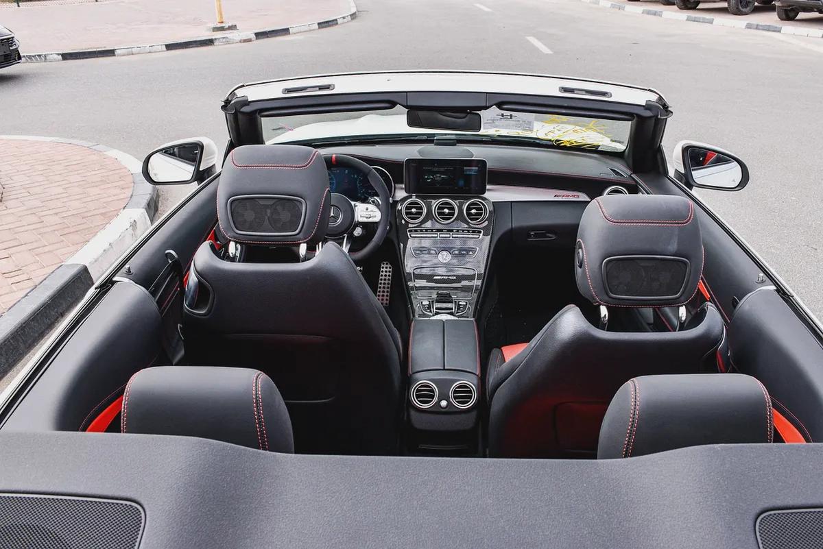 2019 - BENZ C63 S CABRIOLET - SUPER CLEAN - LIKE NEW - ONLY 68,000 KM-18-18