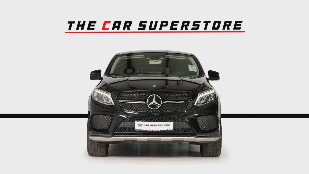 Mercedes Benz GLE43 AMG Coupe-2 Tone Exclusive Interior Leather-22 Inch Black AMG Rims-2-2