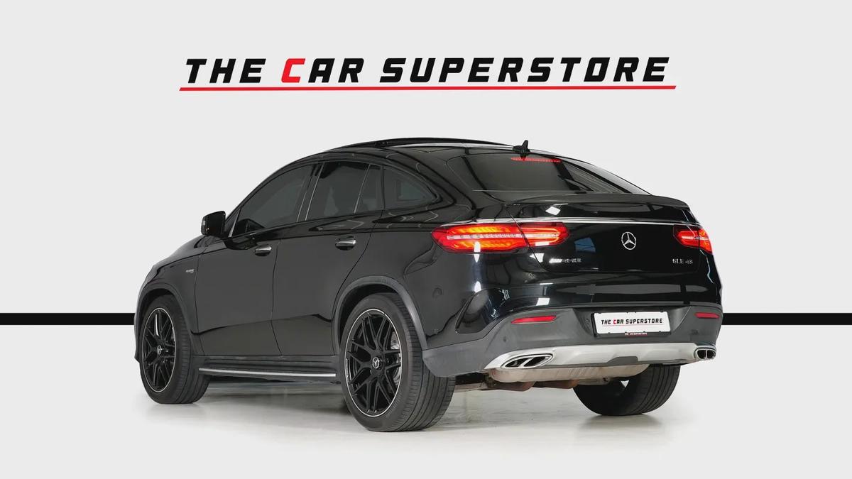 Mercedes Benz GLE43 AMG Coupe-2 Tone Exclusive Interior Leather-22 Inch Black AMG Rims-5-5