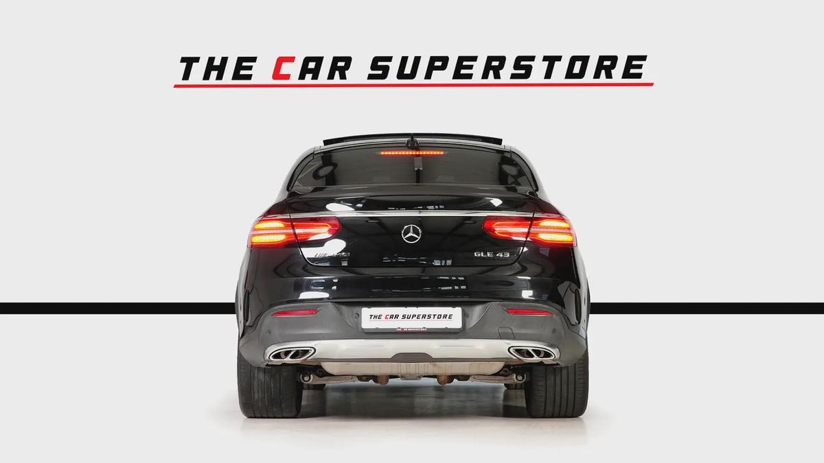 Mercedes Benz GLE43 AMG Coupe-2 Tone Exclusive Interior Leather-22 Inch Black AMG Rims-6-6