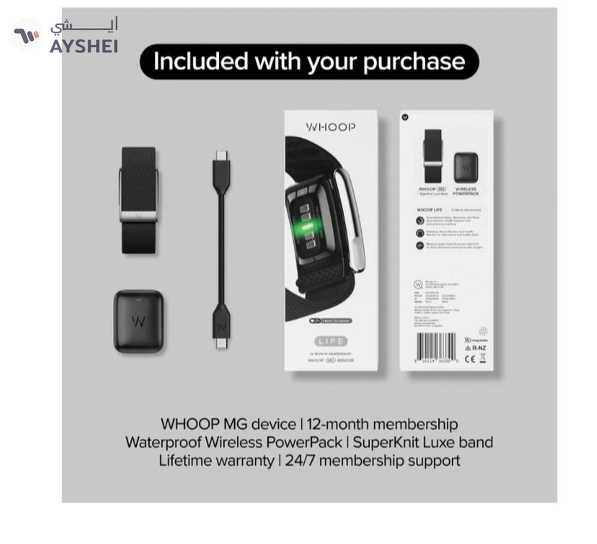 Whoop Life – 12-Month Membership – 5.0 – Health & Fitness Tracker – Blood Pressure Insights-4-4