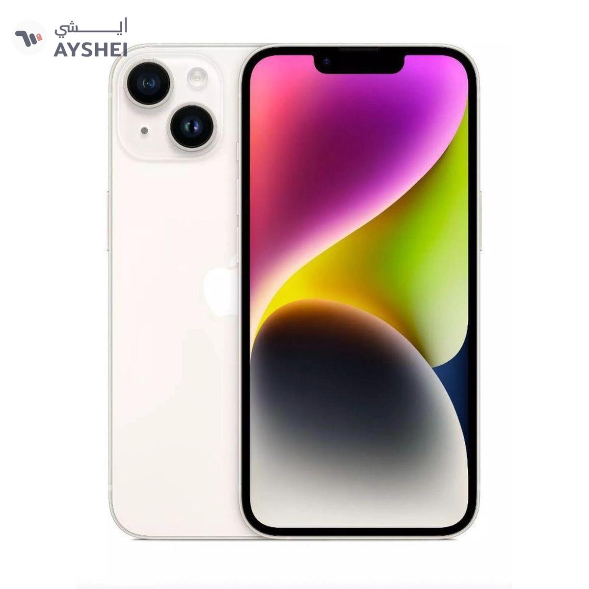 Renewed Apple IPhone 14 128GB White- 6 months exclusive warranty by RedoShop.-0-portrait