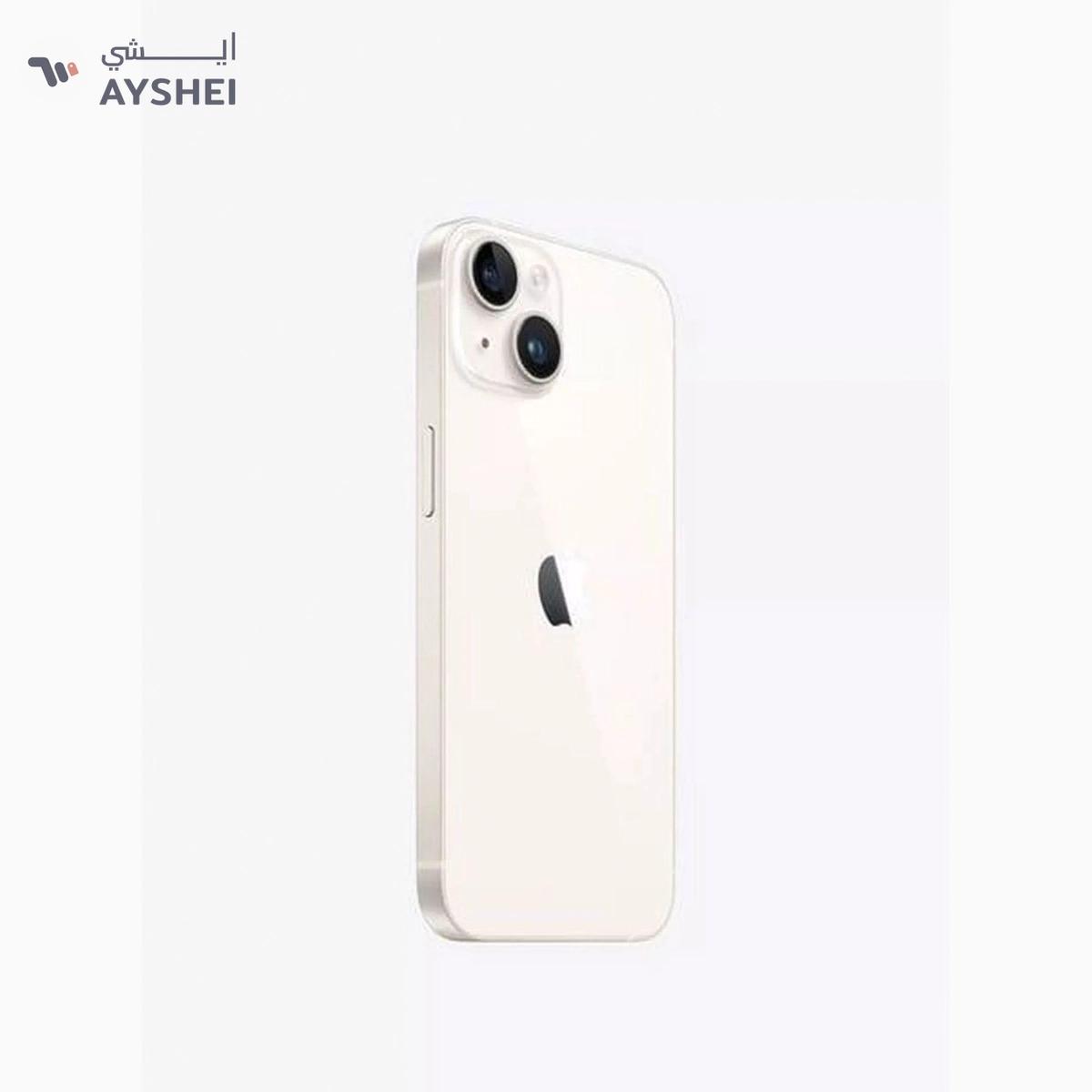 Renewed Apple IPhone 14 128GB White- 6 months exclusive warranty by RedoShop.-1-portrait