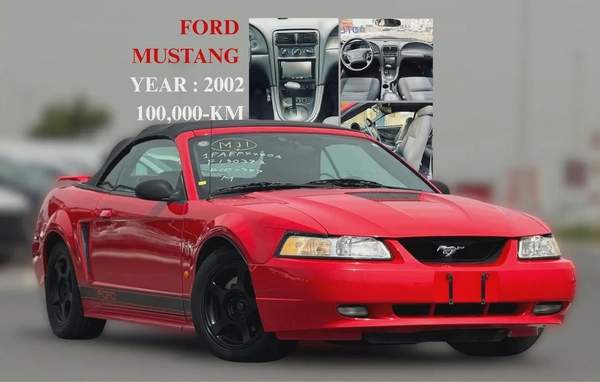 FORD MUSTANG | 2002 | ONLY : 100,790 KM | JAPAN IMPORT | CLEAN TITLE