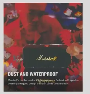 Marshall Emberton III Portable Bluetooth Speaker