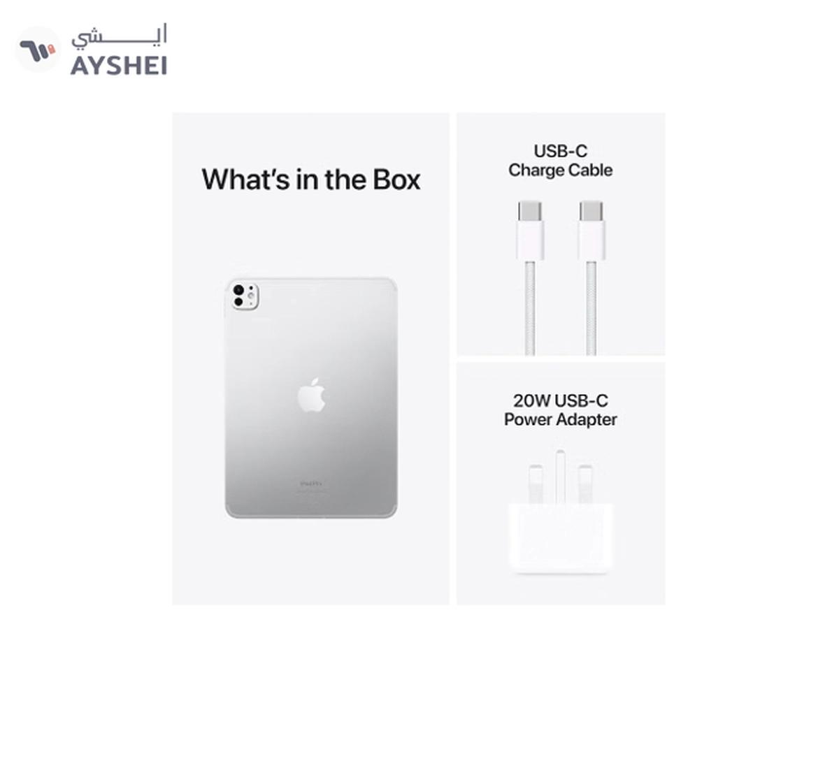 Apple iPad Pro - ( 5th Generation) M4 11-Inch, 256GB, WiFi, Silver With Standard Glass - International Version-4-4