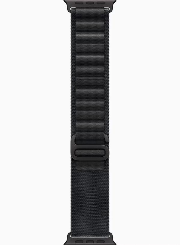 Apple Watch Ultra 3 GPS + Cellular 49mm (TDRA Version) Black Titanium Case With Black Alpine Loop - Large