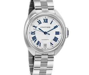 Cartier Clé de Cartier | Silver Dial Full Steel | Used (Very good) | Year of production 2015 (Approximation) | No original box | No original papers