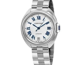 Cartier Clé de Cartier | Silver Dial Full Steel | Used (Very good) | Year of production 2015 (Approximation) | No original box | No original papers