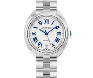 Cartier Clé de Cartier | Silver Dial Full Steel | Used (Very good) | Year of production 2015 (Approximation) | No original box | No original papers