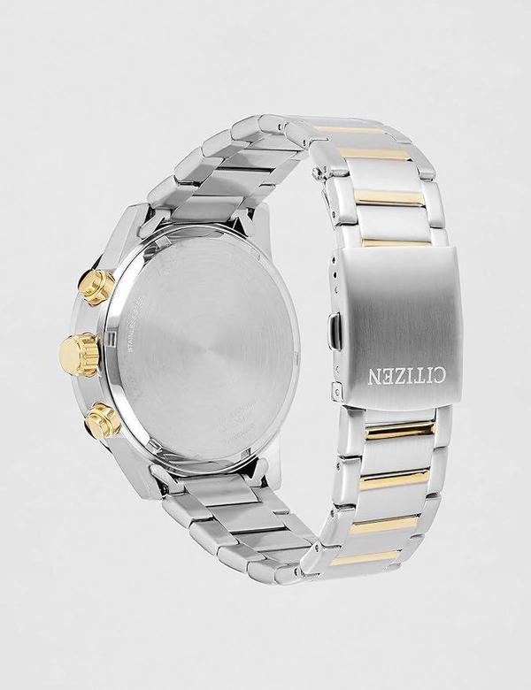 Citizen Chronograph Quartz Green Dial Stainless Steel Men's Watch AN3689-55X