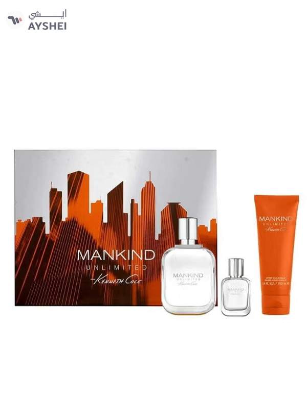 Kenneth Cole Mankind Unlimited - Eau de Toilette 100 ml + 15 ml + After Shave Balm 100 ml Gift Set